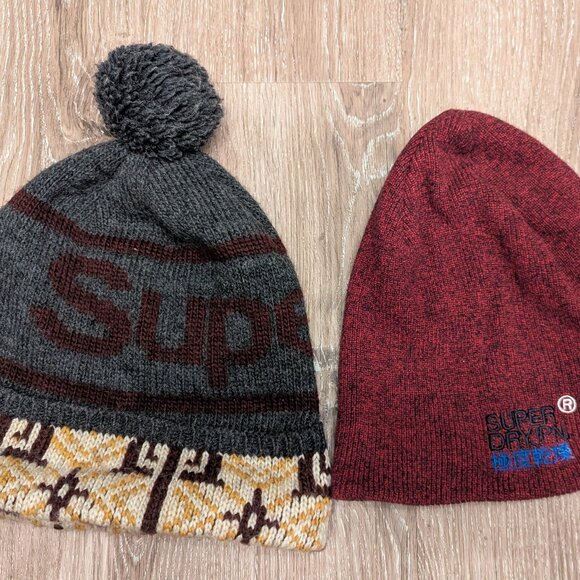 Superdry Beanie 2-pack (One-Size) - Picture 1 of 1